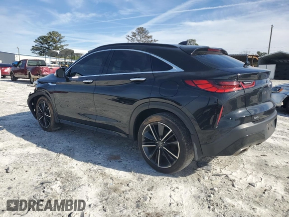 2022 Infiniti QX55 Essential z VIN 3PCAJ5K32NF101572, wystawiony jako Copart lot #45556395 z przebiegiem 45 856 mil mil oraz Szkoda całkowita • Salvage title. Historia ofert i sprzedaży dostępna na DreamBid. Obrazek 2.