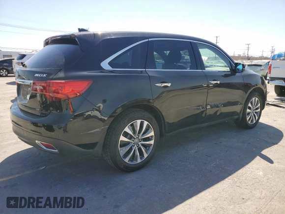 2014 Acura MDX Technology with VIN 5FRYD3H4XEB010641, listed as a Copart auction lot 59573205 with 135,968 mi miles and Salvage title. Bid and sale history available at DreamBid. Image 3.