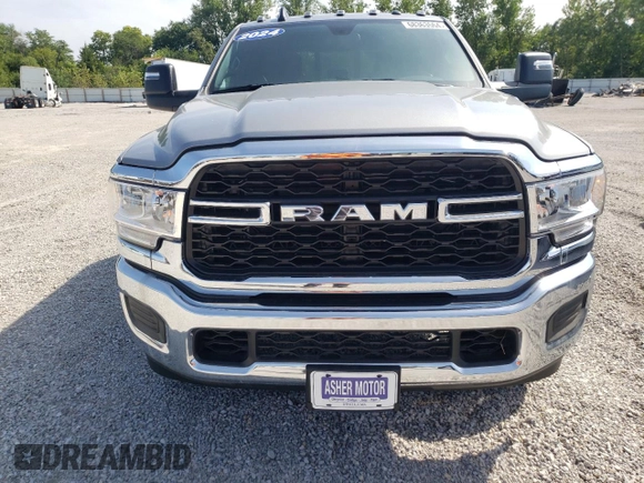 2024 Ram 2500 Tradesman with VIN 3C6UR5CJ7RG287877, listed as a Copart auction lot 68363564 with 24 mi miles and Salvage Title. Bid and sale history available at carsss.com. Image 5.