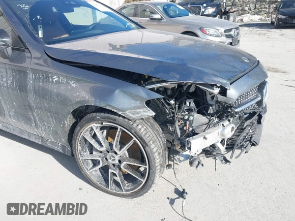 2023 Mercedes-Benz C 300 with VIN W1KWJ8EB8PG128462, listed as a IAAI auction lot 41463281 with 18,590 mi miles and . Bid and sale history available at DreamBid. Image 6.