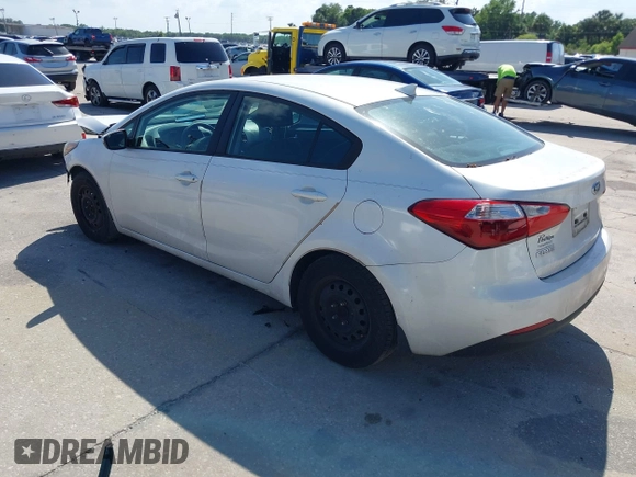 2016 Kia Forte LX with VIN KNAFX4A65G5503050, listed as a IAAI auction lot 41933756 with 156,311 mi miles. Bid and sale history available at carsss.com. Image 3.