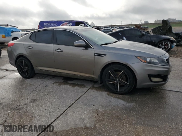 2013 Kia Optima LX with VIN 5XXGM4A75DG196348, listed as a Copart auction lot 53965975 with 156,781 mi miles and Salvage Title. Bid and sale history available at carsss.com. Image 4.