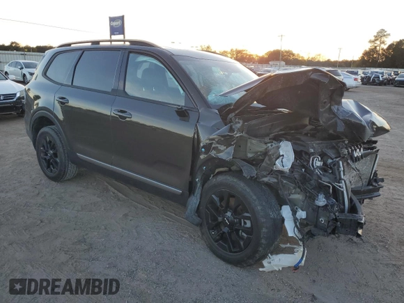 2023 Kia Telluride SX X-Line with VIN 5XYP5DGC2PG326443, listed as a Copart auction lot 83906974 with 41,513 mi miles and Non repairable. Bid and sale history available at DreamBid. Image 4.