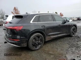 2019 Audi e-tron Premium Plus with VIN WA1LAAGE8KB021441, listed as a Copart auction lot 82905684 with 41,351 mi miles and Salvage title. Bid and sale history available at DreamBid. Image 3.