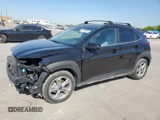 2023 Hyundai Kona SEL with VIN KM8K32ABXPU976572, listed as a Copart auction lot 52133245 with 11,279 mi miles and Salvage Title. Bid and sale history available at DreamBid. Image 1.