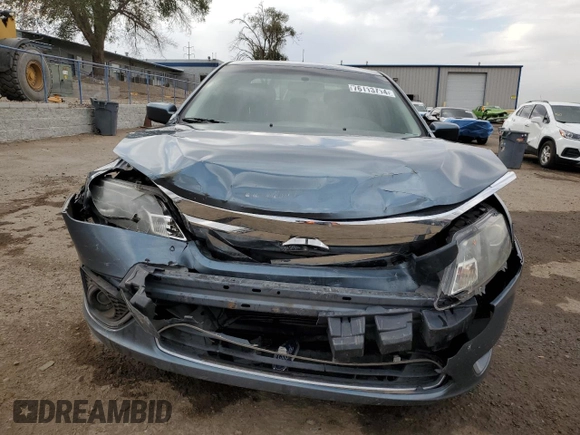 2012 Ford Fusion SE with VIN 3FAHP0HA2CR124891, listed as a Copart auction lot 76113714 with 184,628 mi miles and Salvage title. Bid and sale history available at DreamBid. Image 5.