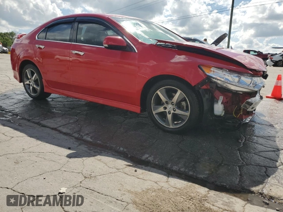 2012 Acura TSX Special Edition with VIN JH4CU2F86CC016201, listed as a Copart auction lot 60965275 with 222,142 mi miles and Salvage title. Bid and sale history available at DreamBid. Image 4.