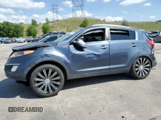 2012 Kia Sportage EX with VIN KNDPCCA29C7196202, listed as a Copart auction lot 62563815 with 198,416 mi miles and Salvage title. Bid and sale history available at DreamBid. Image 1.