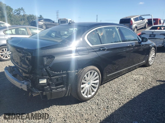 2018 BMW 7 Series 740i with VIN WBA7E2C53JG743115, listed as a Copart auction lot 73362103 with 57,789 mi miles. Bid and sale history available at carsss.com. Image 3.
