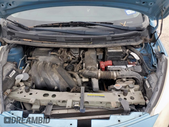 2014 Nissan Note S Plus z VIN 3N1CE2CP0EL380439, wystawiony jako Copart lot #58715235 z przebiegiem 79 106 mil mil oraz Szkoda całkowita • Salvage title. Historia ofert i sprzedaży dostępna na DreamBid. Obrazek 12.