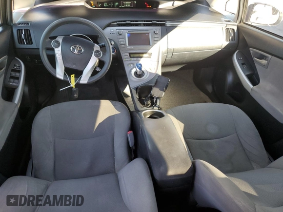 2013 Toyota Prius One with VIN JTDKN3DU3D5700869, listed as a Copart auction lot 50425165 with 80,489 mi miles and Salvage Title. Bid and sale history available at carsss.com. Image 8.