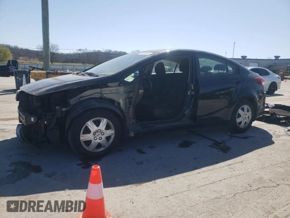 2018 Kia Forte LX with VIN 3KPFK4A70JE245445, listed as a Copart auction lot 50075835 with 76,494 mi miles and Salvage Title. Bid and sale history available at carsss.com. Image 1.