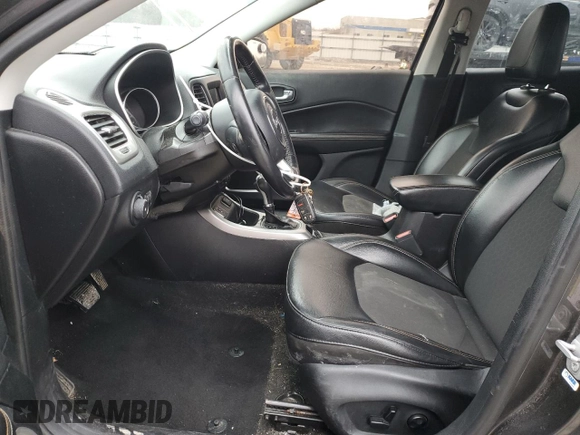 2018 Jeep Compass Latitude with VIN 3C4NJCBB3JT502203, listed as a Copart auction lot 51345795 with 94,433 mi miles and Salvage Title. Bid and sale history available at DreamBid. Image 7.