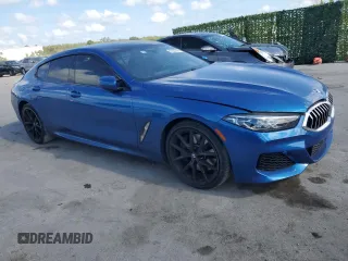 2020 BMW 8 Series 840i with VIN WBAGV2C01LCD29736, listed as a Copart auction lot 57632994 with 36,157 mi miles and Salvage Title. Bid and sale history available at carsss.com. Image 4.