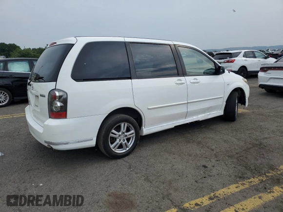 2004 Mazda MPV LX with VIN JM3LW28A040512021, listed as a Copart auction lot 78724224 with 100,109 mi miles and Salvage Title. Bid and sale history available at carsss.com. Image 3.