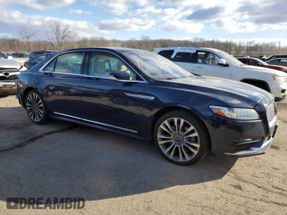 2019 Lincoln Continental Reserve with VIN 1LN6L9NC0K5607462, listed as a Copart auction lot 44191765 with 78,593 mi miles and Salvage Title. Bid and sale history available at DreamBid. Image 4.
