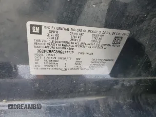 2017 Chevrolet Silverado 1500 LT with VIN 3GCPCREC8HG371119, listed as a Copart auction lot 55105305 with 112,790 mi miles and Clean Title. Bid and sale history available at carsss.com. Image 12.
