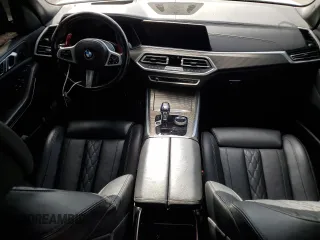 2021 BMW X5 sDrive40i with VIN 5UXCR4C01M9H47230, listed as a Copart auction lot 59798464 with 36,975 mi miles and Salvage title. Bid and sale history available at DreamBid. Image 8.