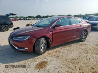 2015 Chrysler 200 Limited with VIN 1C3CCCAB7FN665886, listed as a Copart auction lot 61926395 with 126,050 mi miles and Salvage title. Bid and sale history available at DreamBid. Image 1.