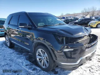 2019 Ford Explorer Limited with VIN 1FM5K8FH6KGA17466, listed as a Copart auction lot 42386675 with 72,191 mi miles and Salvage Title. Bid and sale history available at carsss.com. Image 4.