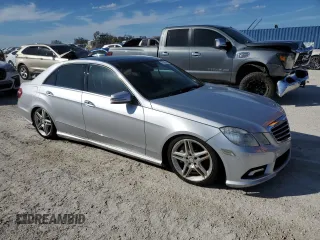 2011 Mercedes-Benz E 550 Luxury with VIN WDDHF7CB8BA312674, listed as a Copart auction lot 77816464 with Not Provided miles and Salvage Title. Bid and sale history available at DreamBid. Image 4.