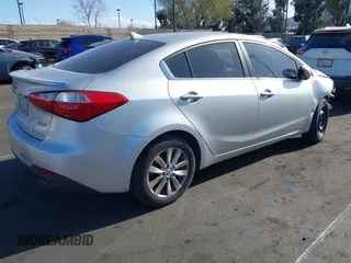 2014 Kia Forte EX with VIN KNAFX4A8XE5113415, listed as a IAAI auction lot 41841901 with Not Provided miles. Bid and sale history available at carsss.com. Image 4.