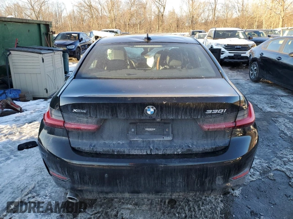 2019 BMW 3 Series 330i xDrive with VIN 3MW5R7J53K8A05133, listed as a Copart auction lot 41902745 with Not Provided miles and Salvage Title. Bid and sale history available at DreamBid. Image 6.