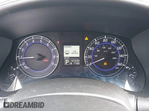2011 Infiniti EX Journey with VIN JN1AJ0HP0BM800525, listed as a IAAI auction lot 41626101 with 107,039 mi miles. Bid and sale history available at carsss.com. Image 7.