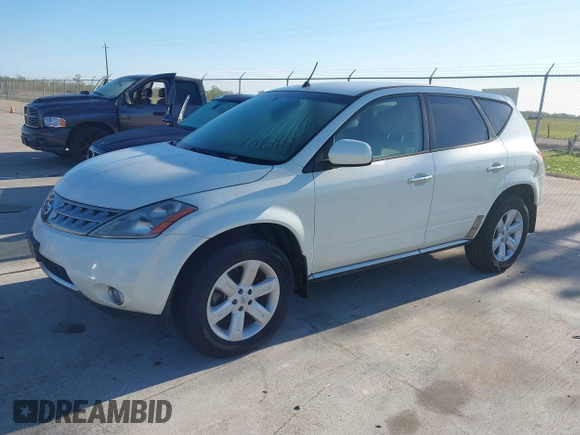 2007 Nissan Murano SL with VIN JN8AZ08T37W518771, listed as a IAAI auction lot 41847803 with 121,054 mi miles and . Bid and sale history available at carsss.com. Image 2.