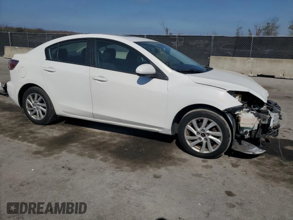 2012 Mazda 3 i Touring with VIN JM1BL1V85C1684658, listed as a Copart auction lot 43464185 with 110,013 mi miles and Salvage Title. Bid and sale history available at DreamBid. Image 4.