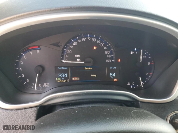 2013 Cadillac SRX Performance Collection with VIN 3GYFNDE32DS557913, listed as a Copart auction lot 49915595 with 146,641 mi miles and Salvage Title. Bid and sale history available at carsss.com. Image 9.