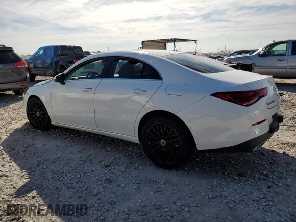 2021 Mercedes-Benz CLA 250 with VIN W1K5J4GB3MN176301, listed as a Copart auction lot 42917924 with 34,249 mi miles and . Bid and sale history available at DreamBid. Image 2.