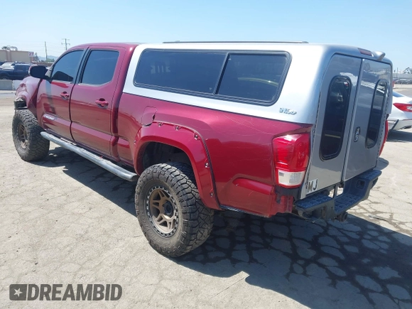 2017 Toyota Tacoma SR5 with VIN 3TMDZ5BN7HM017500, listed as a IAAI auction lot 41819027 with 112,406 mi miles. Bid and sale history available at carsss.com. Image 3.