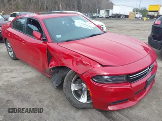 2015 Dodge Charger SE with VIN 2C3CDXBG1FH917641, listed as a IAAI auction lot 41880301 with 44,555 mi miles and . Bid and sale history available at carsss.com. Image 1.