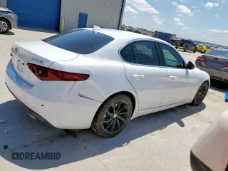 2017 Alfa Romeo Giulia with VIN ZARFAEBN2H7557756, listed as a Copart auction lot 54212925 with 62,842 mi miles and Clean title. Bid and sale history available at DreamBid. Image 3.