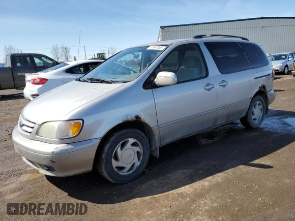 2003 Toyota Sienna LE with VIN 4T3ZF13C03U536285, listed as a Copart auction lot 51961005 with 359,820 mi miles and Salvage Title. Bid and sale history available at carsss.com. Image 1.