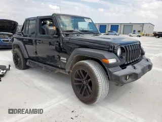 2020 Jeep Wrangler Unlimited Sport S with VIN 1C4HJXDN6LW312825, listed as a Copart auction lot 58836955 with 89,727 mi miles and Salvage title. Bid and sale history available at DreamBid. Image 4.