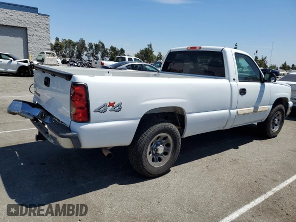 2006 Chevrolet Silverado 1500 Work Truck with VIN 3GCEK14Z16G198106, listed as a Copart auction lot 68331134 with 197,064 mi miles and Salvage Title. Bid and sale history available at carsss.com. Image 3.