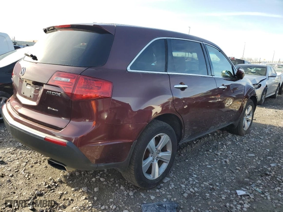 2010 Acura MDX with VIN 2HNYD2H21AH517677, listed as a Copart auction lot 83478934 with 188,854 mi miles and Salvage Title. Bid and sale history available at carsss.com. Image 3.