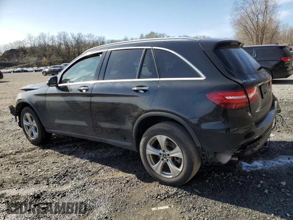 2018 Mercedes-Benz GLC with VIN WDC0G4JB1JV050312, listed as a Copart auction lot 53179245 with 0 mi miles and Salvage Title. Bid and sale history available at carsss.com. Image 2.