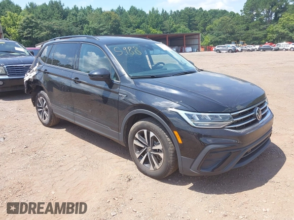 2024 Volkswagen Tiguan S с VIN 3VVRB7AX2RM041909, выставлен на аукционе IAAI как лот 42665616 с пробегом 43 092 миль миль и . История ставок и продаж доступна на DreamBid. Изображение 1.