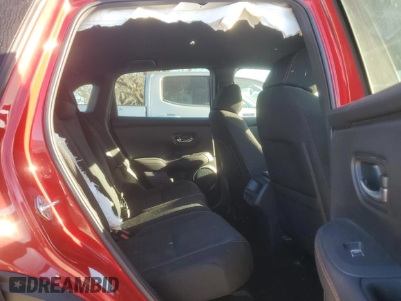 2023 Honda HR-V Sport with VIN 3CZRZ1H56PM720634, listed as a Copart auction lot 82148494 with 55,906 mi miles and Salvage Title. Bid and sale history available at carsss.com. Image 11.
