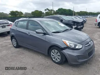 2017 Hyundai Accent SE with VIN KMHCT5AE3HU327391, listed as a IAAI auction lot 41953612 with 108,410 mi miles. Bid and sale history available at carsss.com. Image 1.