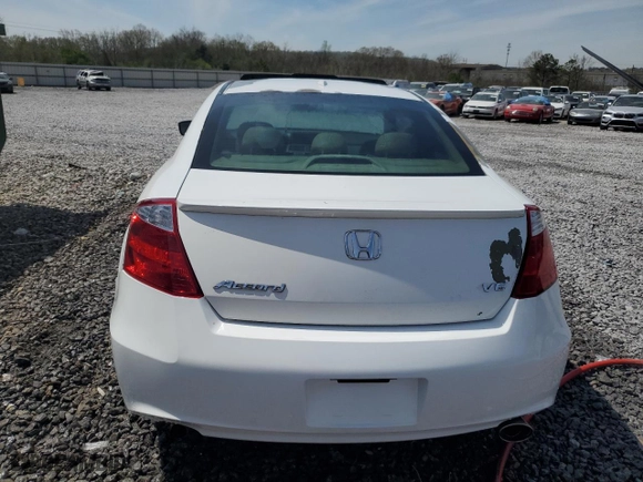2009 Honda Accord Cpe EX-L with VIN 1HGCS22819A011166, listed as a Copart auction lot 50819395 with 206,537 mi miles and Salvage Title. Bid and sale history available at carsss.com. Image 6.