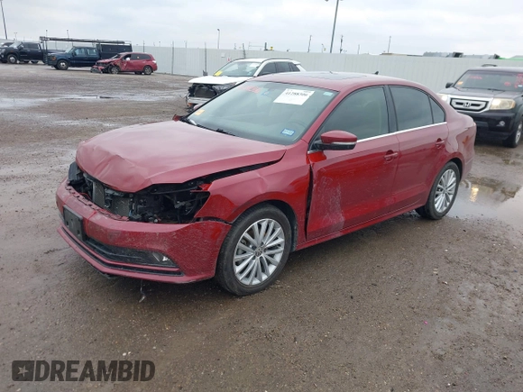 2016 Volkswagen Jetta Sedan 1.8T SEL with VIN 3VWL07AJ7GM392816, listed as a IAAI auction lot 41288306 with 55,915 mi miles. Bid and sale history available at carsss.com. Image 6.