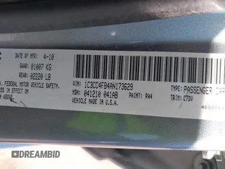 2010 Chrysler Sebring Touring z VIN 1C3CC4FB4AN173629, wystawiony jako IAAI lot #42219561 z przebiegiem 145 054 mil mil oraz . Historia ofert i sprzedaży dostępna na DreamBid. Obrazek 9.
