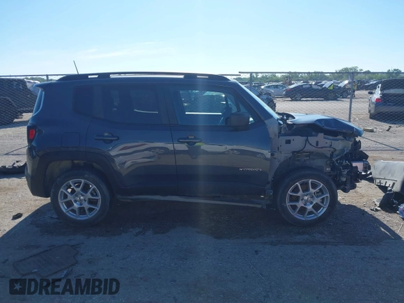 2022 Jeep Renegade Latitude with VIN ZACNJDB17NPN46406, listed as a IAAI auction lot 42230690 with 23,519 mi miles and . Bid and sale history available at DreamBid. Image 13.