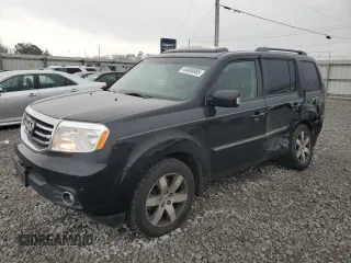 2012 Honda Pilot Touring with VIN 5FNYF3H9XCB040629, listed as a Copart auction lot 44800885 with 116,736 mi miles and Salvage Title. Bid and sale history available at carsss.com. Image 1.