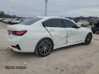 2022 BMW 3 Series 330i xDrive with VIN 3MW5R7J00N8C64705, listed as a Copart auction lot 48624285 with 12,143 mi miles and Salvage Title. Bid and sale history available at carsss.com. Image 3.