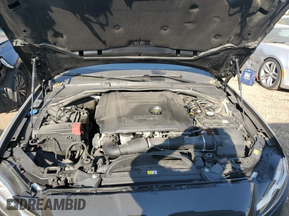 2018 Jaguar XF with VIN SAJBJ4FN4JCY55365, listed as a Copart auction lot 75350454 with 50,373 mi miles and Salvage Title. Bid and sale history available at DreamBid. Image 11.